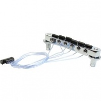 PN-8843-C0 - Ponte fisso tipo T-O-M con selle PIEZO per chitarra elettrica - Cromato