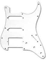 PG-0995-035 - Battipenna per chitarra elettrica tipo Strato - Bianco