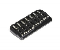 41070 B - Ponte fisso per chitarra elettrica 7 corde - Nero