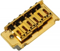 TB ST-61 GD - Ponte tremolo per chitarra elettrica tipo Fender 2 Pivot - Dorato