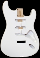 SBF-OW - Corpo per chitarra elettrica tipo Strato - Ontano - Olympic White
