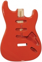 SBF-FR - Corpo per chitarra elettrica tipo Strato - Ontano - Fiesta Red