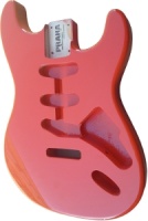 BSAL SSS RD - Corpo per chitarra elettrica tipo Strato - Ontano - Rosso
