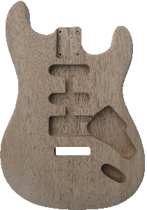BSMA SSH - Corpo per chitarra elettrica tipo Strato - Mogano