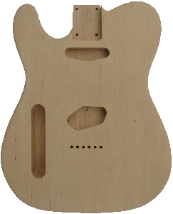 BTAL LH - Corpo per chitarra elettrica tipo Tele - Ontano - Mancino