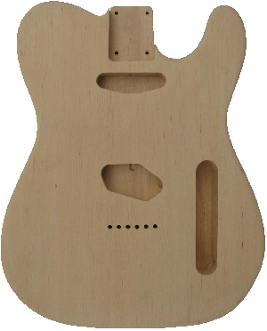 BTAL - Corpo per chitarra elettrica tipo Tele - Ontano