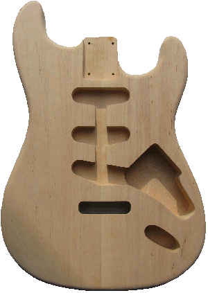 BSAL SSS - Corpo per chitarra elettrica tipo Strato - Ontano