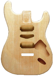 BSAL HSH - Corpo per chitarra elettrica tipo Strato - Ontano