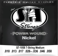 S71058 - Corde per chitarra elettrica 7 corde - Power Wound Nickel